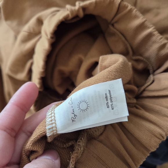 Rylee + Cru Brown Quarter-Zip Sweater Womens Size Small - Picture 5 of 5